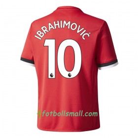Manchester United Fotbollströjor Ibrahimovic 10 Hemma tröja 2017/18 Kortärmad