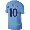 Manchester City Fotbollströjor Kun Agüero Hemma tröja 2017/18 Kortärmad