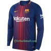 FC Barcelona Fotbollströjor Hemma tröja 2017/18 Långärmad