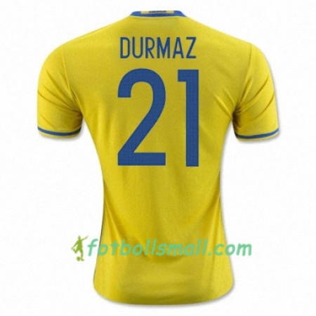 Sverige Fotbollströjor JIMMY DURMAZ Hemma tröja Euro 2016