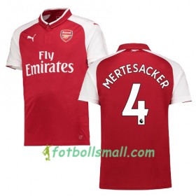 Arsenal Fotbollströjor MERTESACKER 4 Hemma tröja 2017/18 Kortärmad
