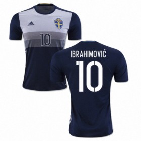 Sverige Fotbollströjor ZLATAN IBRAHIMOVIC Borta tröja Euro 2016