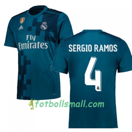 Real Madrid Fotbollströjor SERGIO RAMOS 4 Tredje tröja 2017/18 Kortärmad