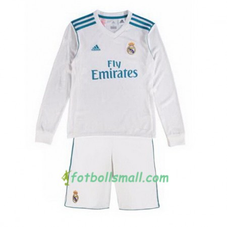 Real Madrid Fotbollströjor Barn Hemma tröja 2017/18 Långärmad