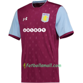 Aston Villa Fotbollströjor Hemma tröja 2017/18 Kortärmad