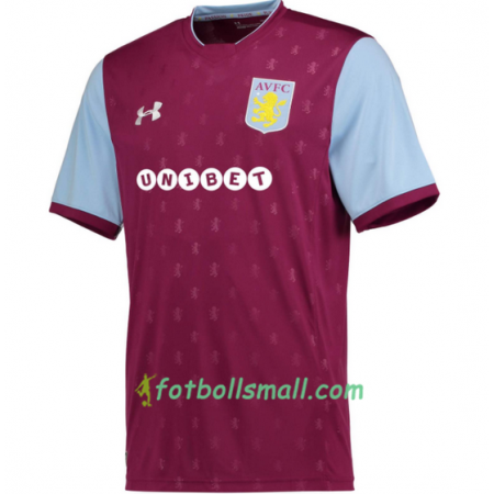Aston Villa Fotbollströjor Hemma tröja 2017/18 Kortärmad