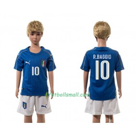 Italien Fotbollströjor Verratti 10 Barn Hemma tröja 2016 Kortärmad