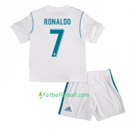 Real Madrid Fotbollströjor Cristiano Ronaldo 7 Barn Hemma tröja 2017/18 Kortärmad