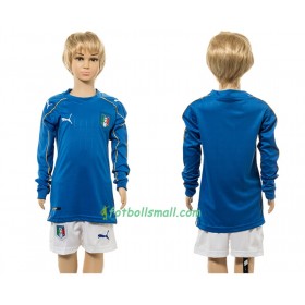 Italien Fotbollströjor Barn Hemma tröja 2016 Långärmad