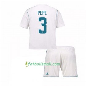 Real Madrid Fotbollströjor Pepe 3 Barn Hemma tröja 2017/18 Kortärmad