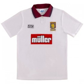Aston Villa 1994-95 Fotbollströjor Retro Hemma tröja Kortärmad