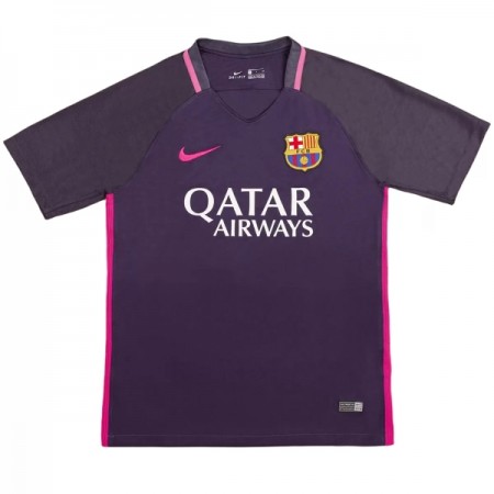 Barcelona 2016-17 Fotbollströjor Retro Borta tröja Kortärmad