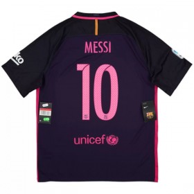 Barcelona Messi 10 2016-17 Fotbollströjor Retro Borta tröja Kortärmad