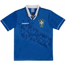 Brasilien Fotbollströjor Retro Borta tröja 1994 Kortärmad