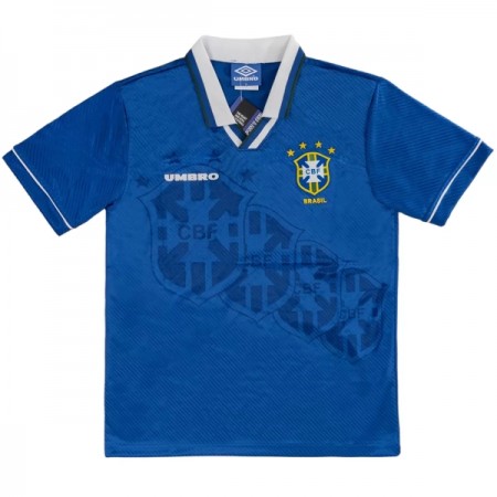 Brasilien Fotbollströjor Retro Borta tröja 1994 Kortärmad