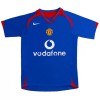 Manchester United 2005-06 Fotbollströjor Retro Borta tröja Kortärmad