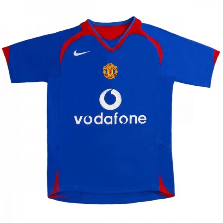 Manchester United 2005-06 Fotbollströjor Retro Borta tröja Kortärmad