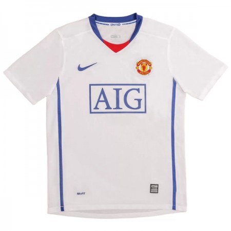 Manchester United 2008-09 Fotbollströjor Retro Borta tröja Kortärmad