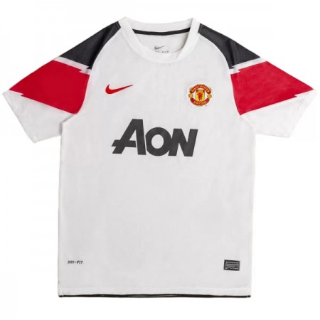 Manchester United 2010-11 Fotbollströjor Retro Borta tröja Kortärmad