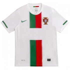 Portugal 2010 Fotbollströjor Retro Borta tröja Kortärmad