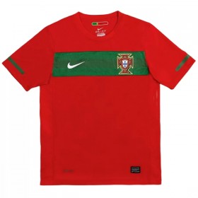 Portugal 2010 Fotbollströjor Retro Hemma tröja Kortärmad