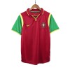 Portugal Fotbollströjor Retro Hemma tröja 1998 Kortärmad