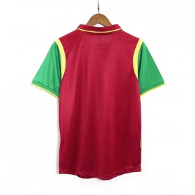Portugal Fotbollströjor Retro Hemma tröja 1998 Kortärmad