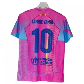 Barcelona Lamine Yamal 10 Special Fotbollströjor 2025-26 Röd Kortärmad