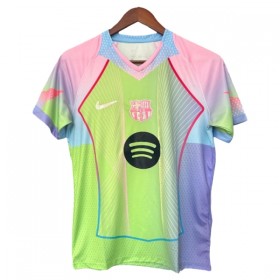 Barcelona Special Fotbollströjor 2025-26 Grön Kortärmad