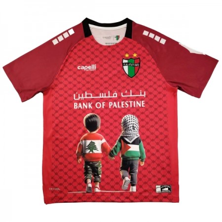 Club Deportivo Palestino Special Fotbollströjor 2025 Röd Kortärmad