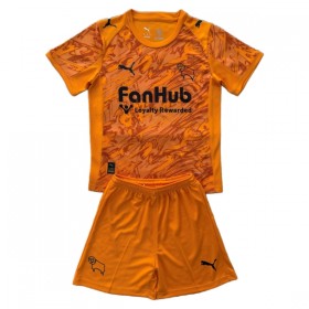 Derby County Fotbollströjor Målvakt Barn 2025-26 Orange Kortärmad