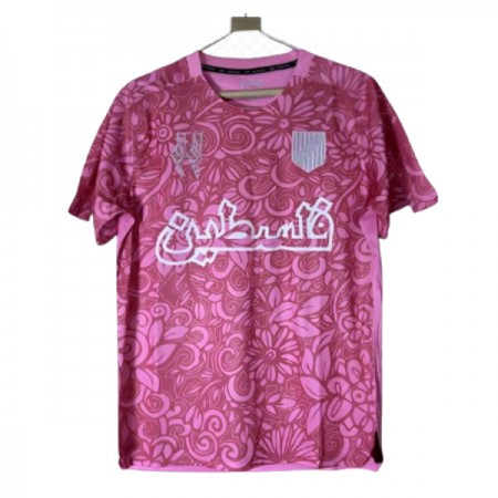 FC Palestina X Farrah Azam Fotbollströjor 2025-26 Rosa Kortärmad