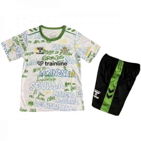 Real Betis Pre-Match Fotbollströjor Barn 2025-26 Kortärmad
