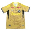 Santos FC Dragon Fotbollströjor 2025-26 Gul Kortärmad