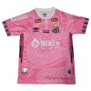 Santos FC Dragon Fotbollströjor 2025-26 Rosa Kortärmad