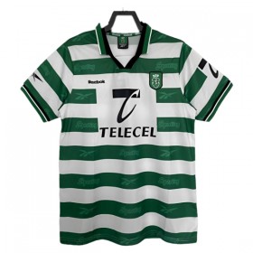 Sporting CP 1999-2000 Fotbollströjor Hemma tröja Kortärmad