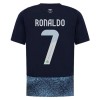 Al Nassr Ronaldo 7 Fotbollströjor Barn Borta tröja 2025-26 Kortärmad