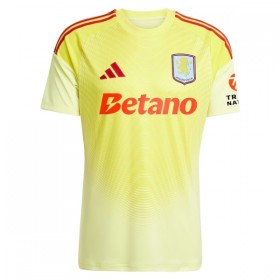 Aston Villa Fotbollströjor Målvakt 2025-26 Gul Kortärmad