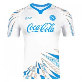 SSC Napoli Pre-Match Fotbollströjor 2025-26 Vit Kortärmad