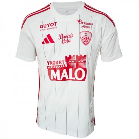 Stade Brestois Fotbollströjor Borta tröja 2025-26 Kortärmad