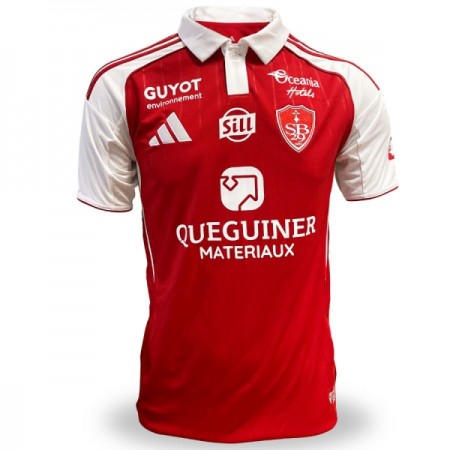 Stade Brestois Fotbollströjor Hemma tröja 2025-26 Kortärmad