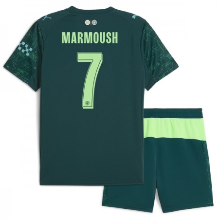 Manchester City Marmoush 7 Fotbollströjor EA Sport Barn Fjärde tröja 2025-26 Kortärmad