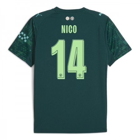 Manchester City Nico 14 Fotbollströjor EA Sport Fjärde tröja 2025-26 Kortärmad