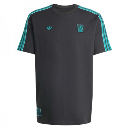 Liverpool Terrace Icons Fotbollströjor 2025-26 Svart Kortärmad
