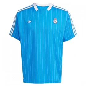 Real Madrid Terrace Icons Fotbollströjor 2025-26 Blå Kortärmad