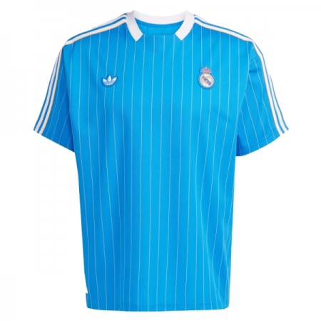 Real Madrid Terrace Icons Fotbollströjor 2025-26 Blå Kortärmad