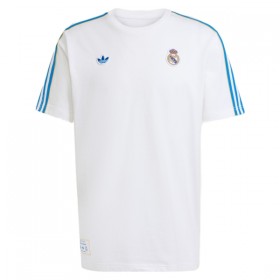 Real Madrid Terrace Icons Fotbollströjor 2025-26 Vit Kortärmad