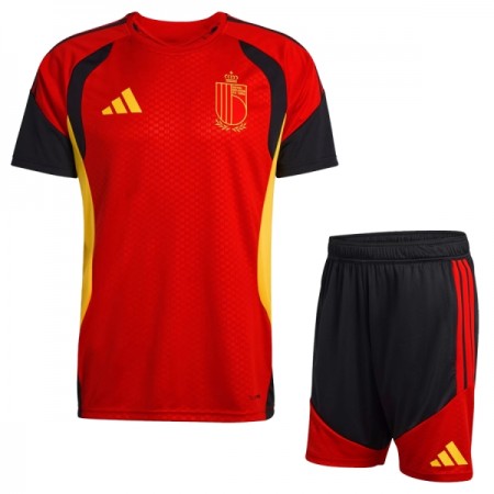 Belgien Barn World Cup 2026 Tränings tröjor Röd Kortärmad