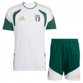 Italien Barn World Cup 2026 Tränings tröjor Vit Kortärmad