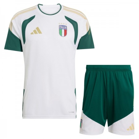 Italien Barn World Cup 2026 Tränings tröjor Vit Kortärmad